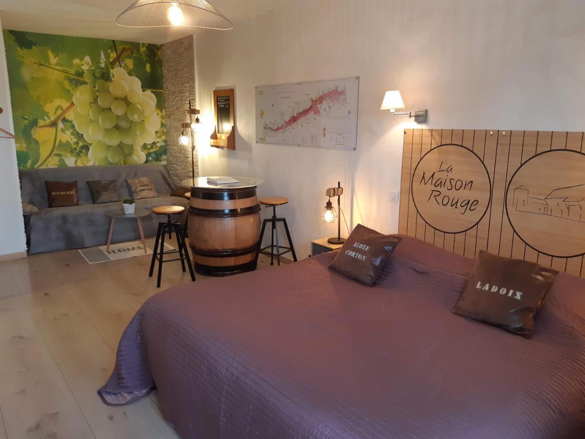 La Maison Rouge Ladoix - Proche Beaune Zewnętrze zdjęcie